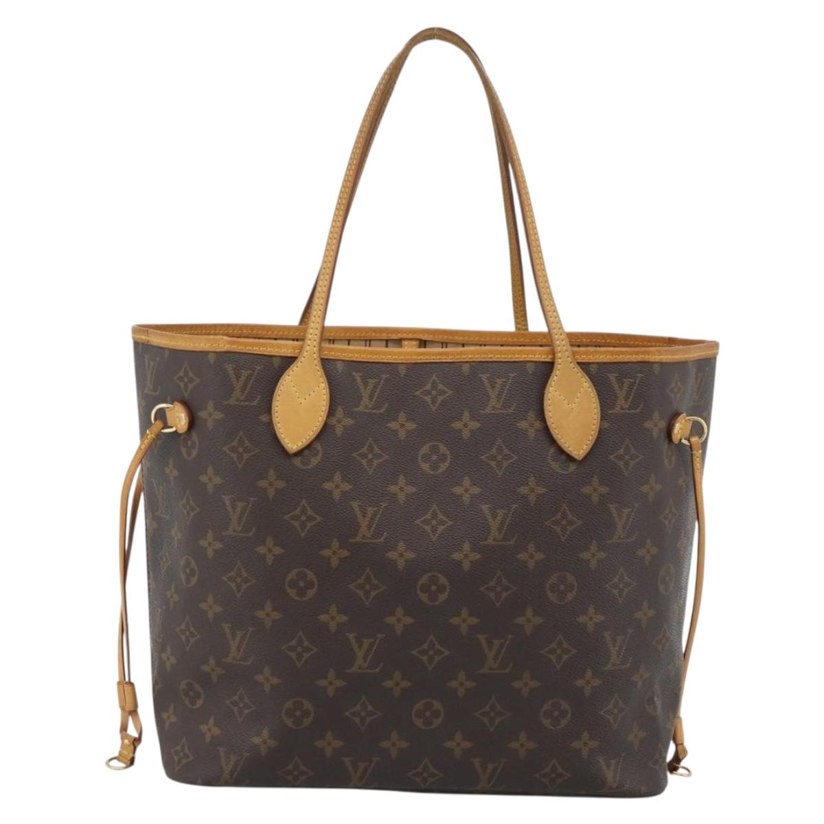 LOUIS VUITTON Monogram Neverfull MM Tote Bag M40156 LV Auth 189812A