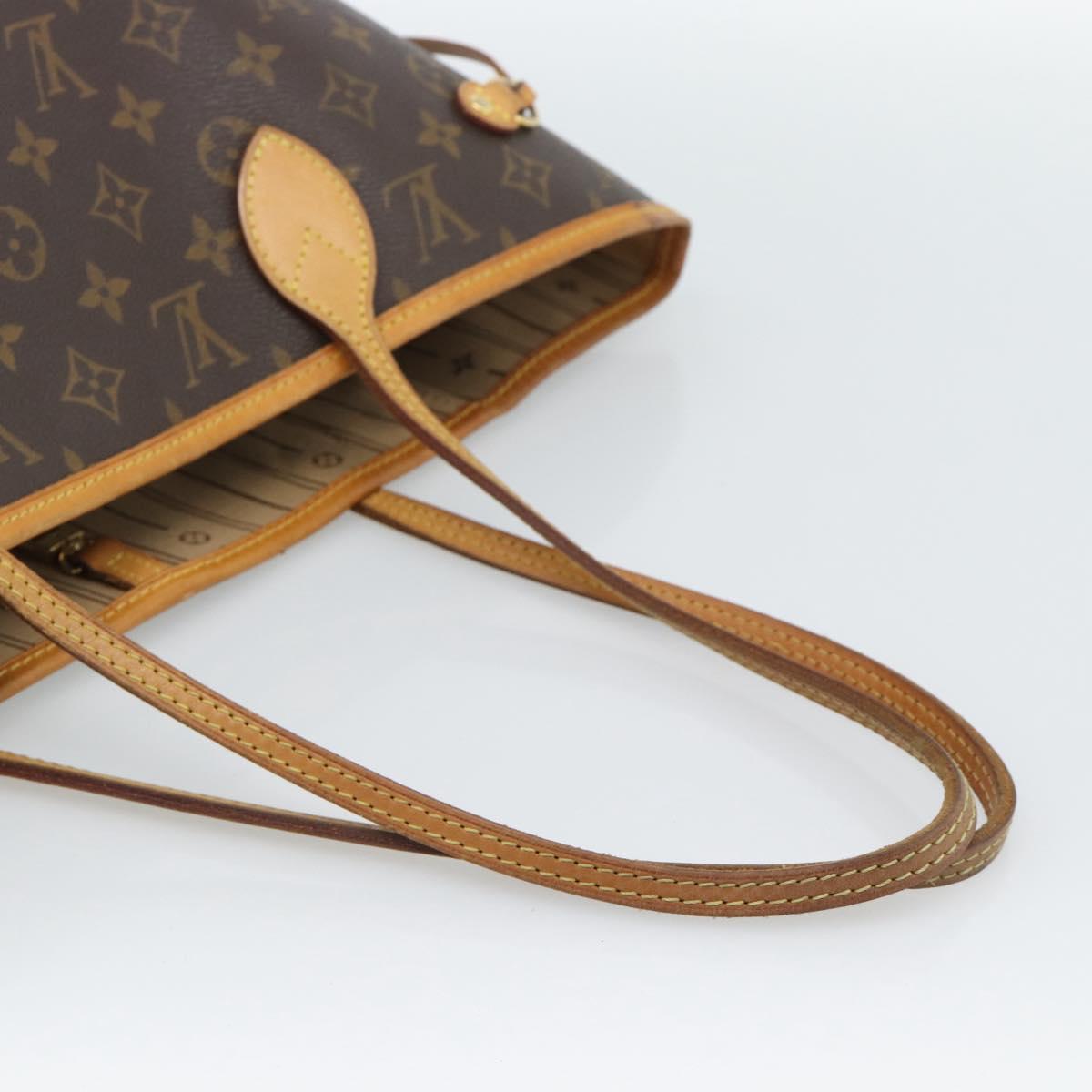 LOUIS VUITTON Monogram Neverfull MM Tote Bag M40156 LV Auth 189812A