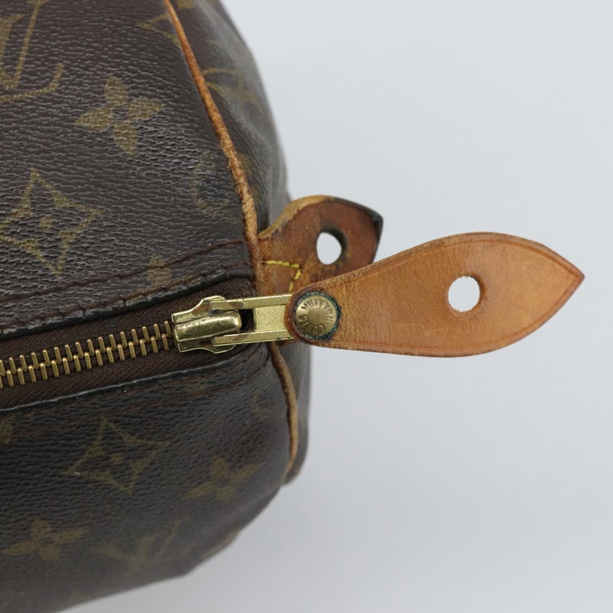 LOUIS VUITTON Monogram Speedy 30 Hand Bag M41526 LV Auth 189818