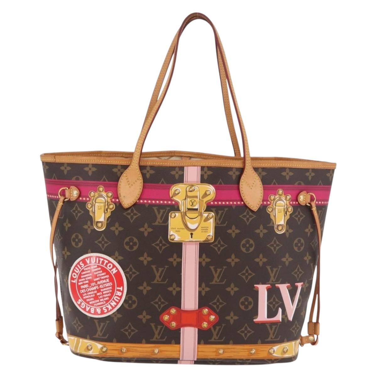 LOUIS VUITTON Summer Trunk Collection Neverfull MM Bag M41390 LV Auth 189826SV