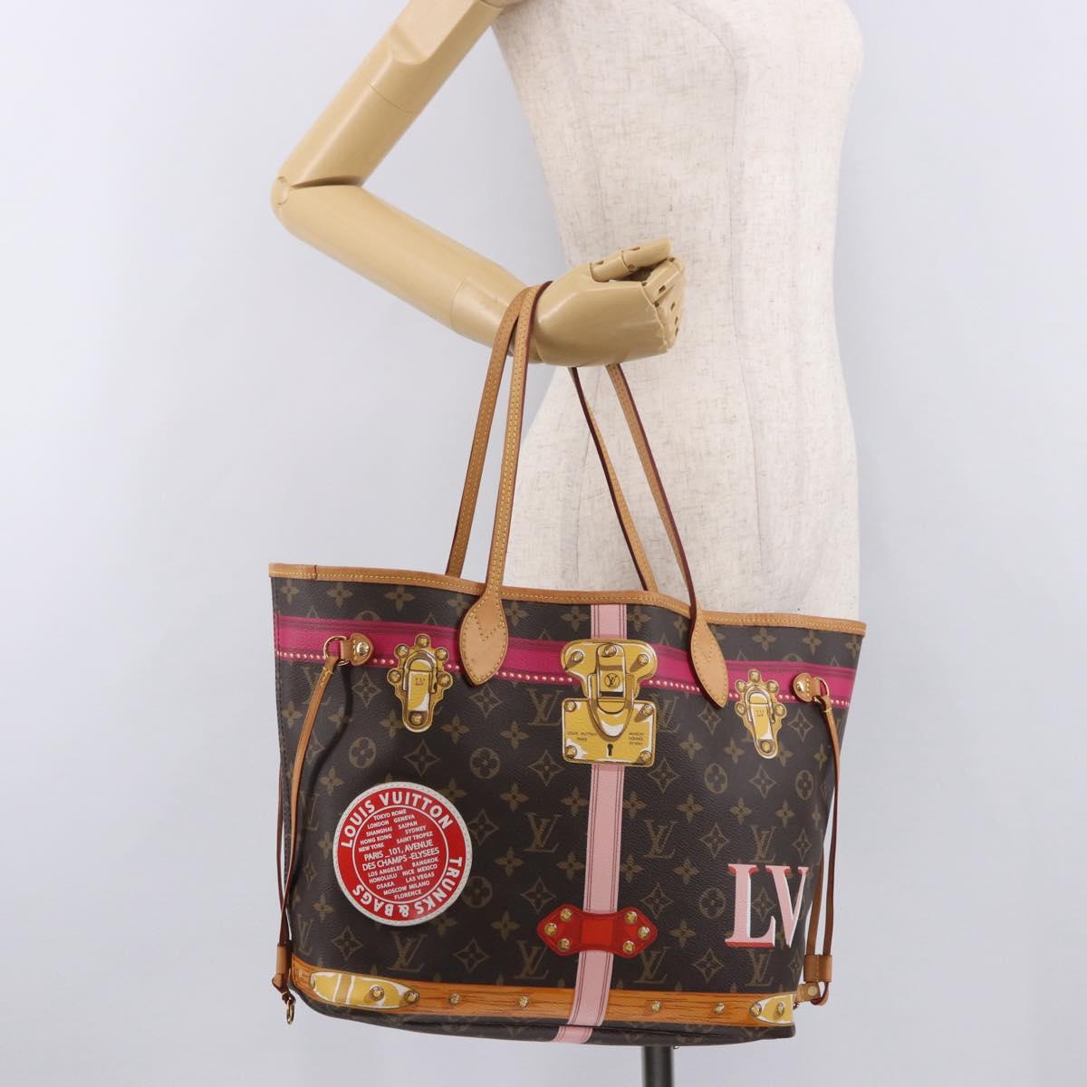 LOUIS VUITTON Summer Trunk Collection Neverfull MM Bag M41390 LV Auth 189826SV
