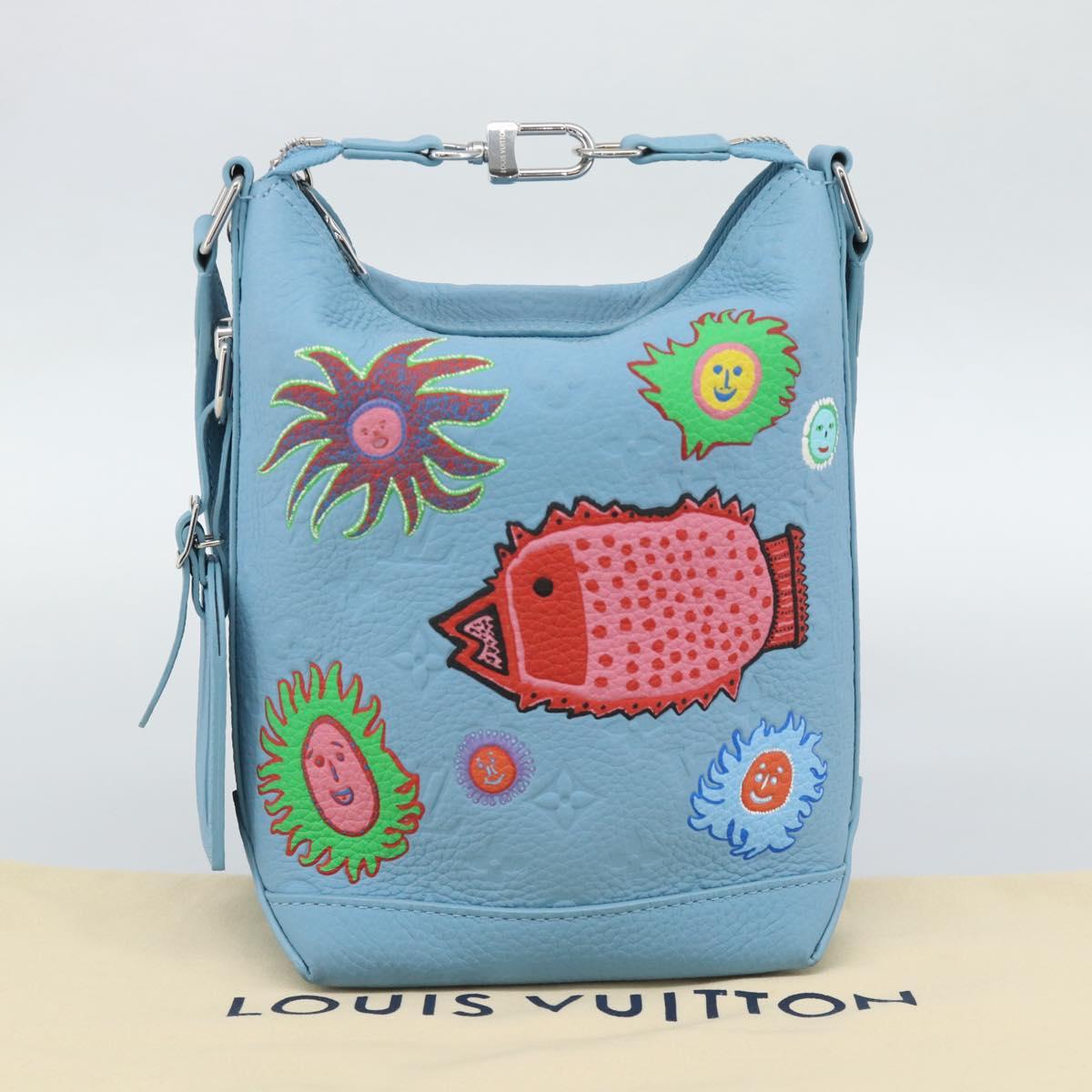 LOUIS VUITTON Monogram Yayoi Kusama Hobo Cruiser Bag Light M21716 Auth 189829SM