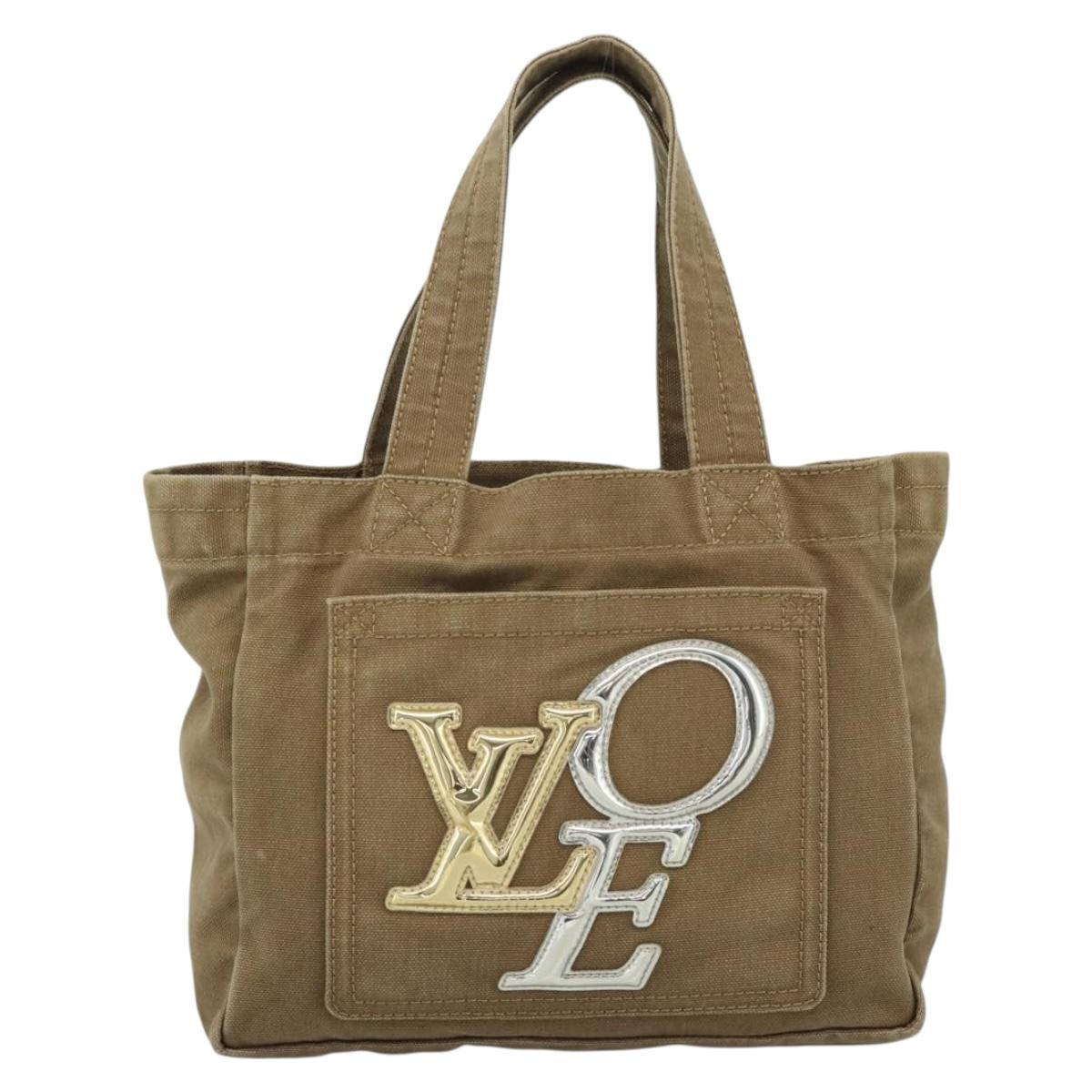 LOUIS VUITTON That's Love Tote PM Tote Bag Canvas Brown M95469 LV Auth 189837A