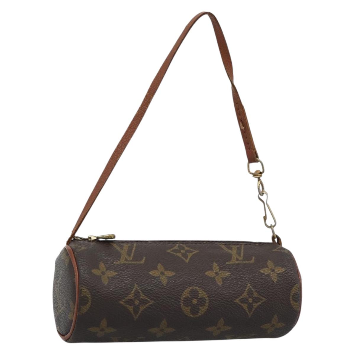 LOUIS VUITTON Monogram Papillon Pouch LV Auth 189849