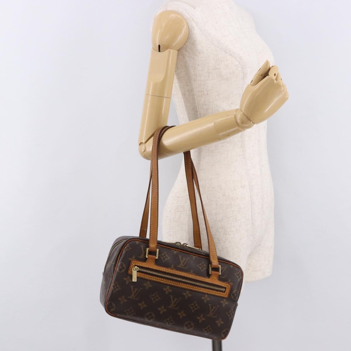 LOUIS VUITTON Monogram Cite MM Hand Bag M51182 LV Auth 189854