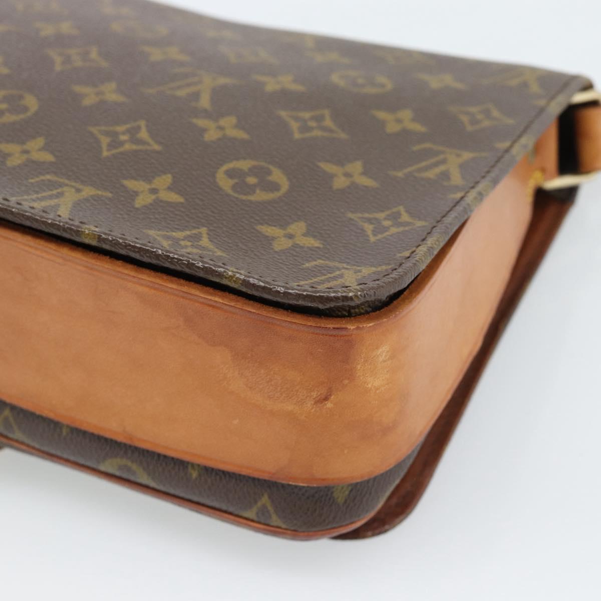 LOUIS VUITTON Monogram Cartouchiere GM Shoulder Bag M51252 LV Auth 189855