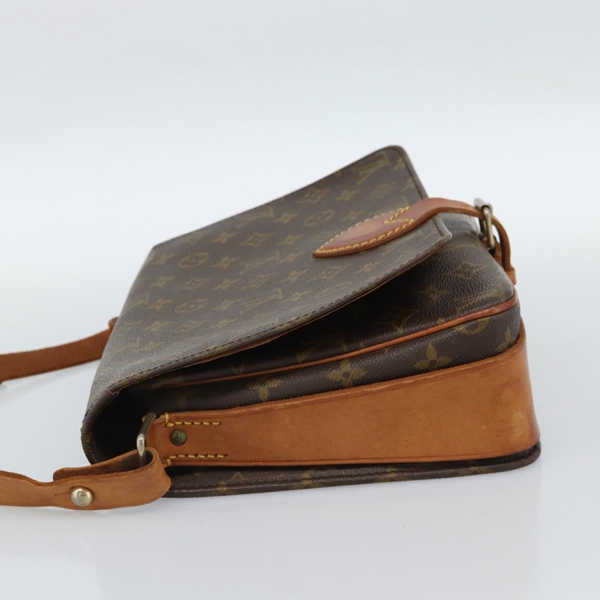 LOUIS VUITTON Monogram Cartouchiere GM Shoulder Bag M51252 LV Auth 189855