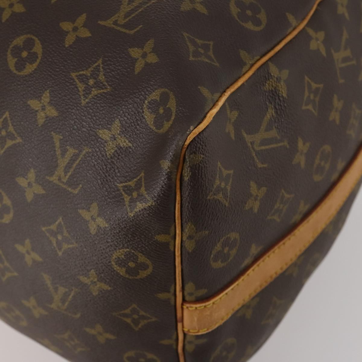 LOUIS VUITTON Monogram Keepall Bandouliere 50 Boston Bag M41416 LV Auth 189856