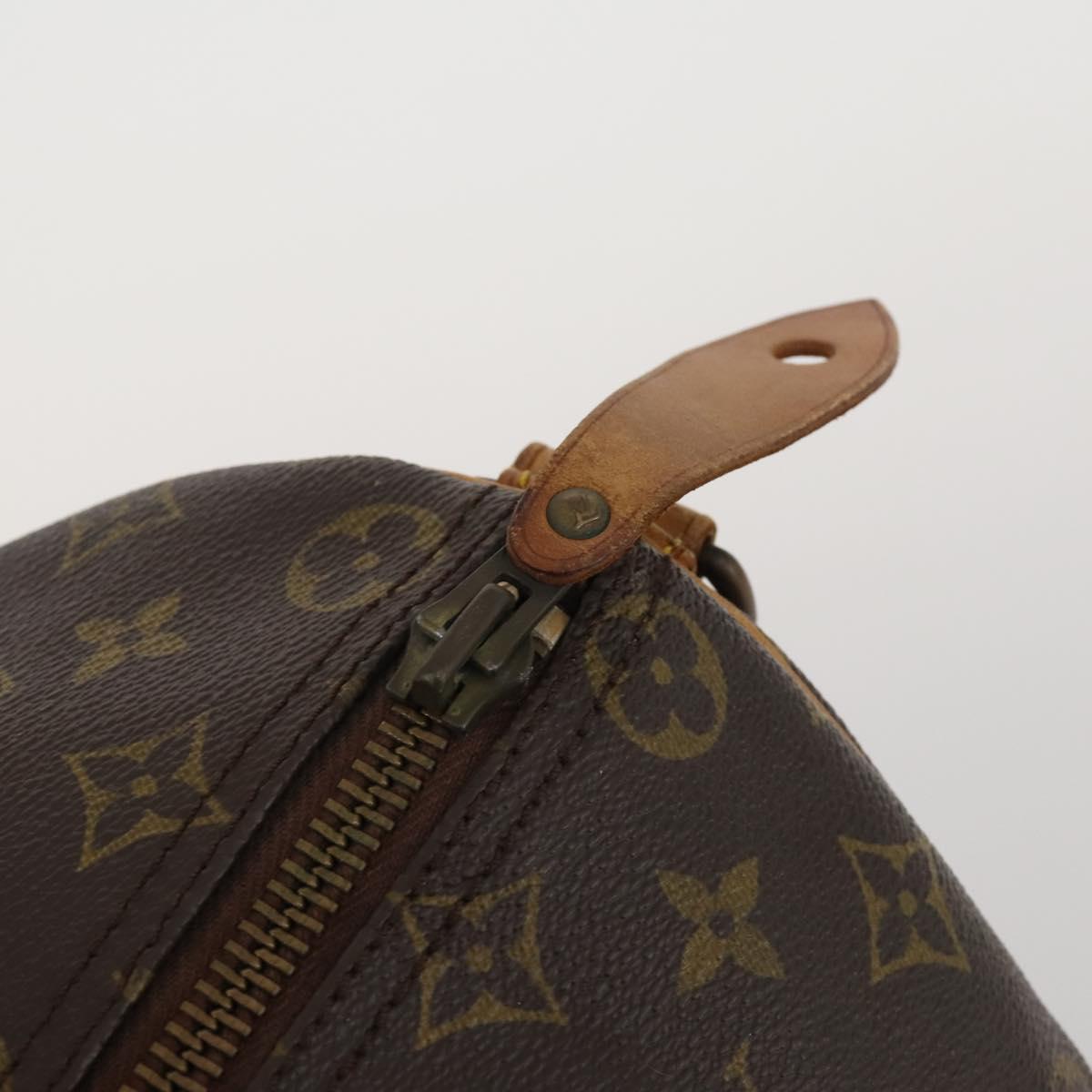 LOUIS VUITTON Monogram Keepall Bandouliere 50 Boston Bag M41416 LV Auth 189856