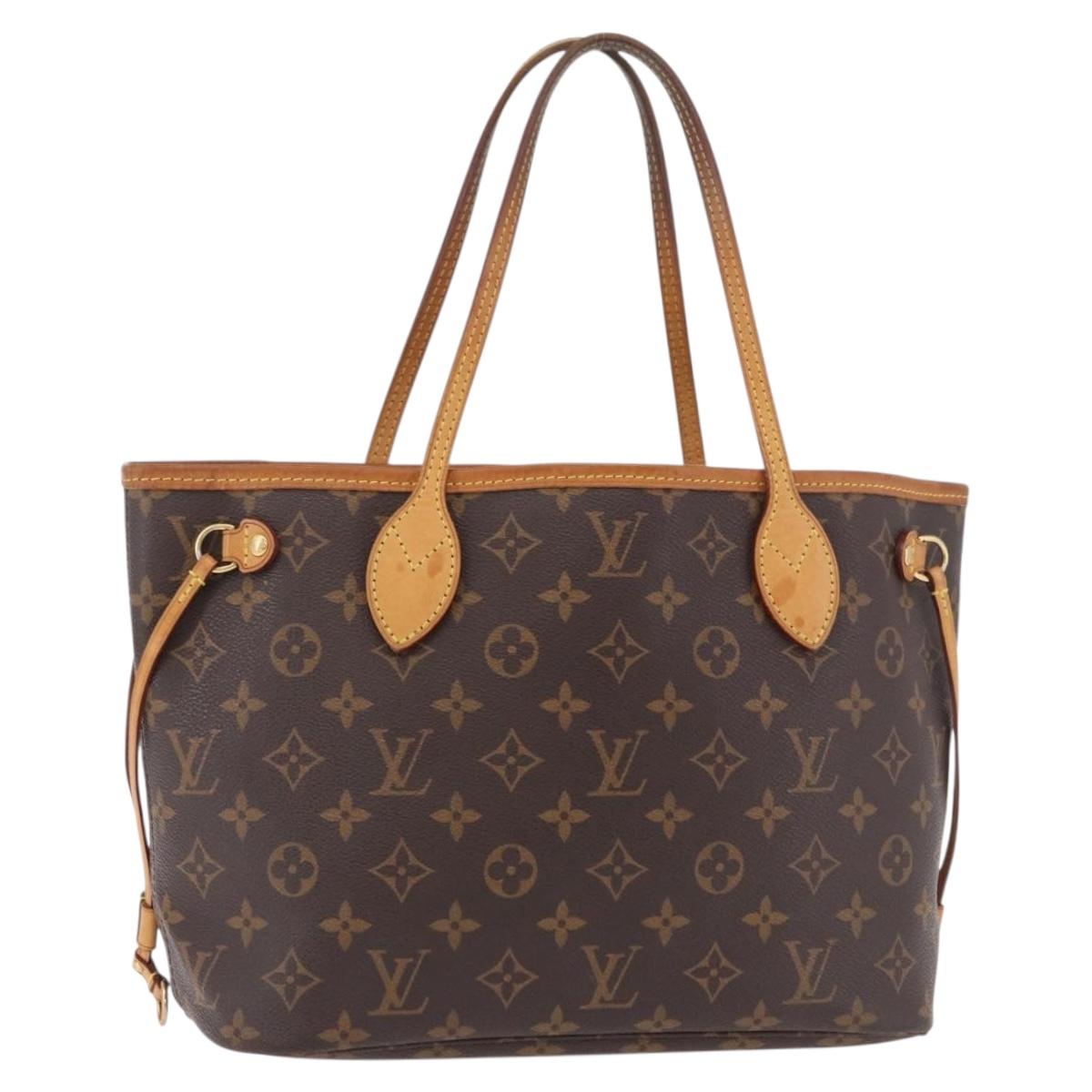 LOUIS VUITTON Monogram Neverfull PM Tote Bag M40155 LV Auth 189860A