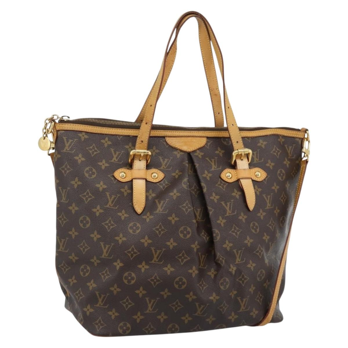 LOUIS VUITTON Monogram Palermo GM Tote Bag M40146 LV Auth 189868
