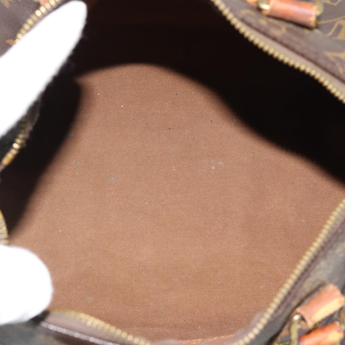 LOUIS VUITTON Monogram Speedy 25 Hand Bag M41528 LV Auth 189873