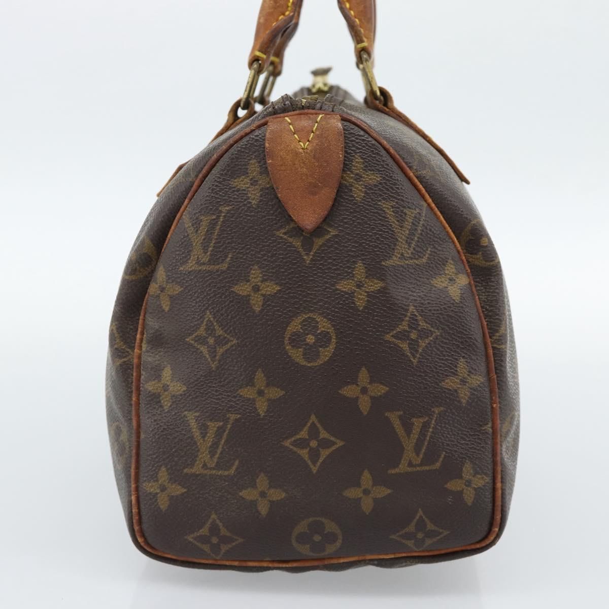 LOUIS VUITTON Monogram Speedy 25 Hand Bag M41528 LV Auth 189873