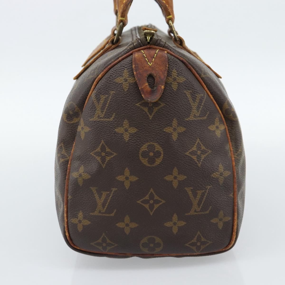 LOUIS VUITTON Monogram Speedy 25 Hand Bag M41528 LV Auth 189873