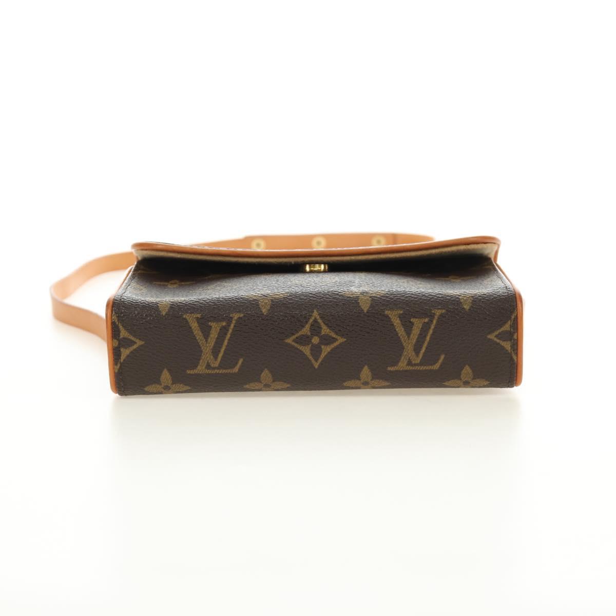 LOUIS VUITTON Monogram Pochette Florentine Waist bag M51855 LV Auth 189881V