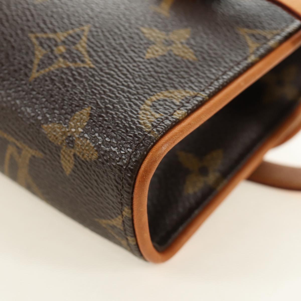 LOUIS VUITTON Monogram Pochette Florentine Waist bag M51855 LV Auth 189881V