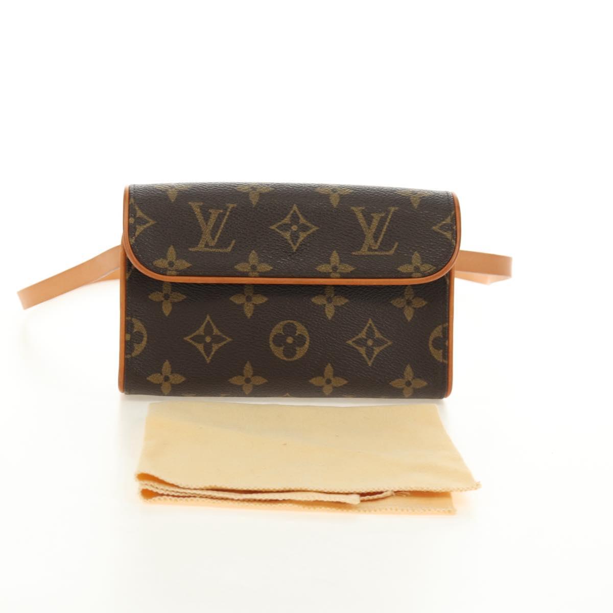 LOUIS VUITTON Monogram Pochette Florentine Waist bag M51855 LV Auth 189881V