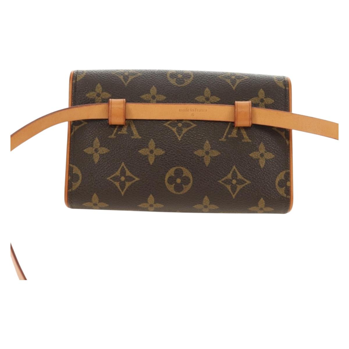 LOUIS VUITTON Monogram Pochette Florentine Waist bag M51855 LV Auth 189881V