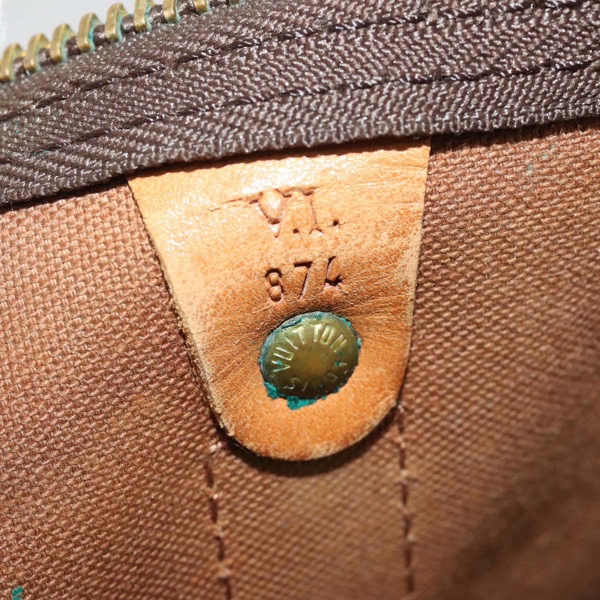 LOUIS VUITTON Monogram Keepall 45 Boston Bag M41428 LV Auth 189882