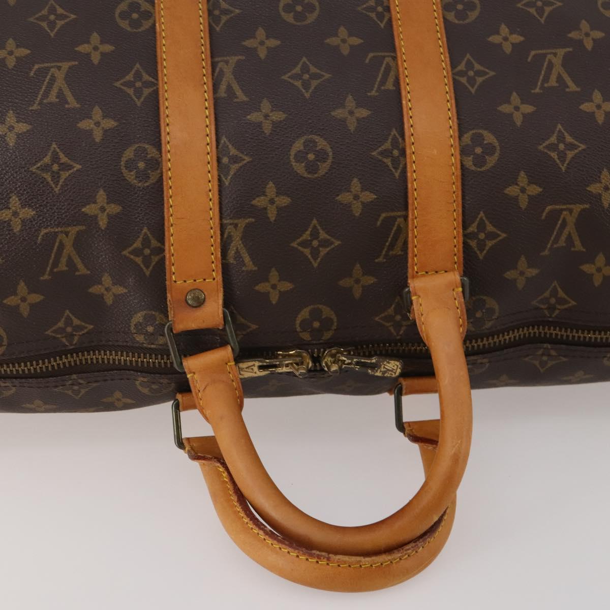 LOUIS VUITTON Monogram Keepall 45 Boston Bag M41428 LV Auth 189882