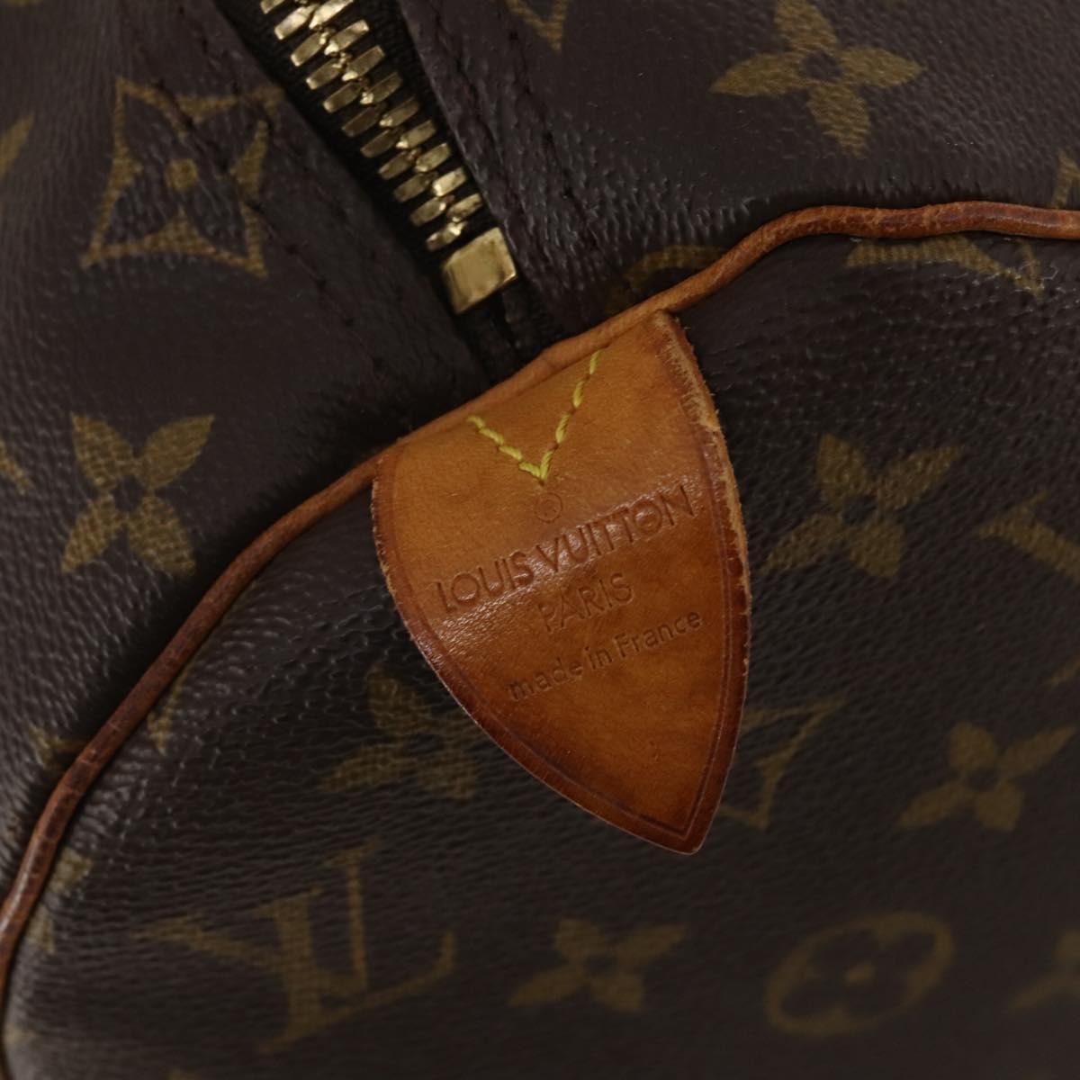 LOUIS VUITTON Monogram Keepall 45 Boston Bag M41428 LV Auth 189883