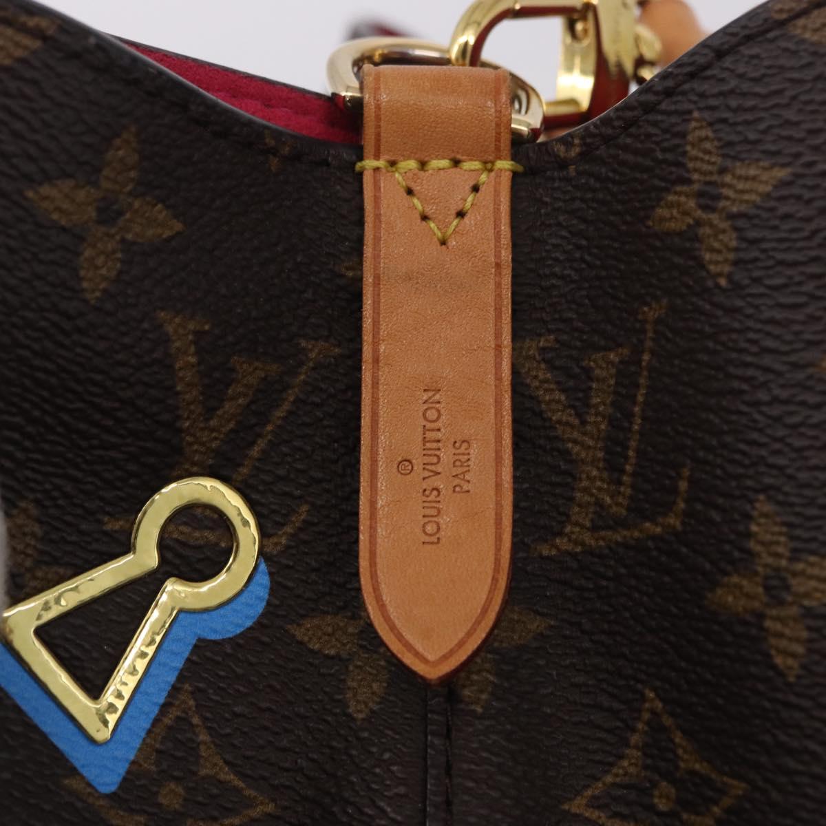LOUIS VUITTON Monogram Love Rock Neo Noe MM Bag M46473 LV Auth 189885SAM