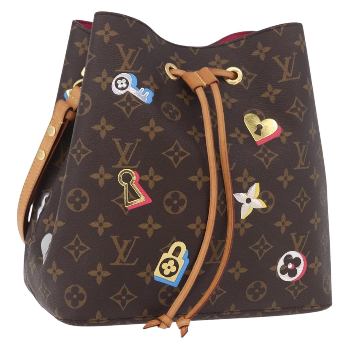 LOUIS VUITTON Monogram Love Rock Neo Noe MM Bag M46473 LV Auth 189885SAM