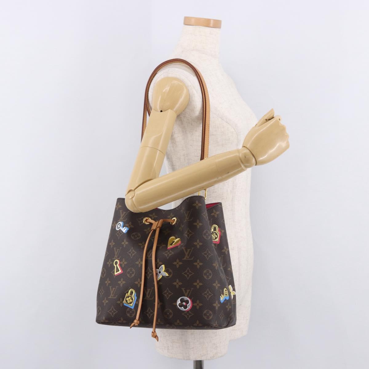 LOUIS VUITTON Monogram Love Rock Neo Noe MM Bag M46473 LV Auth 189885SAM
