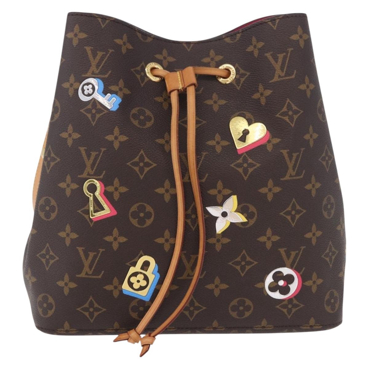 LOUIS VUITTON Monogram Love Rock Neo Noe MM Bag M46473 LV Auth 189885SAM