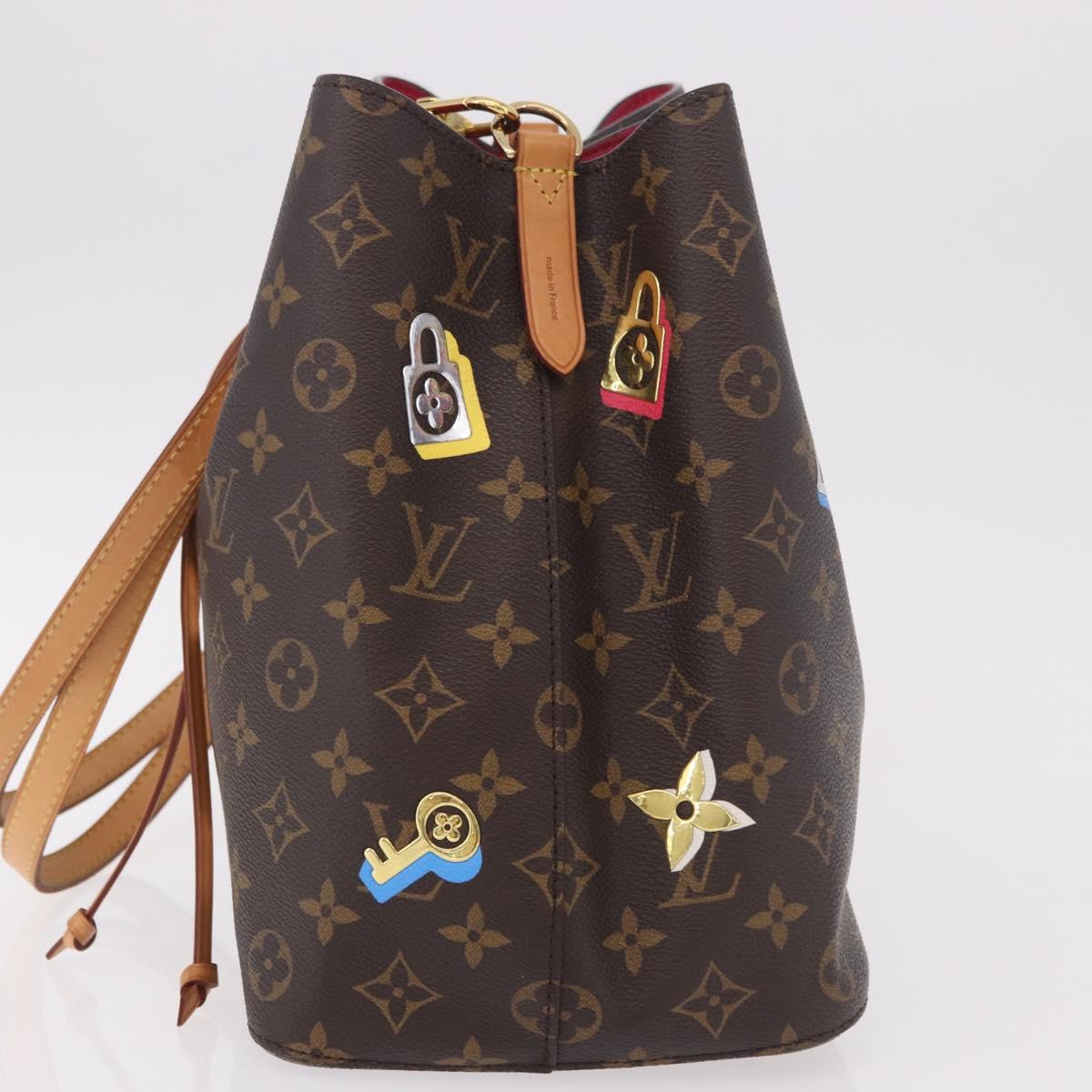 LOUIS VUITTON Monogram Love Rock Neo Noe MM Bag M46473 LV Auth 189885SAM