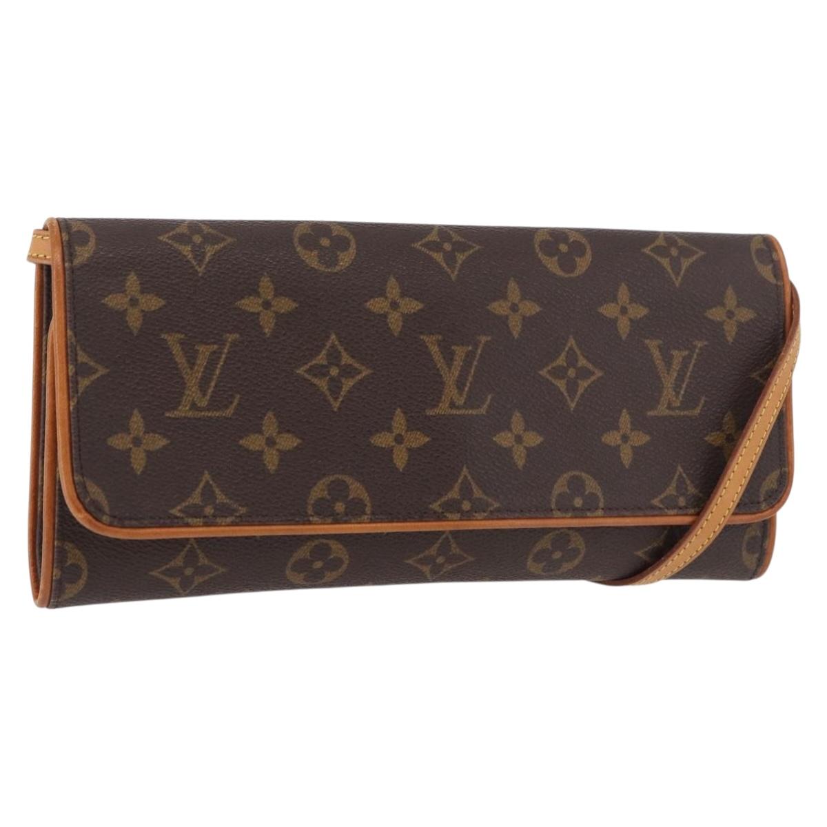 LOUIS VUITTON Monogram Pochette Twin GM Shoulder Bag M51852 LV Auth 189895A