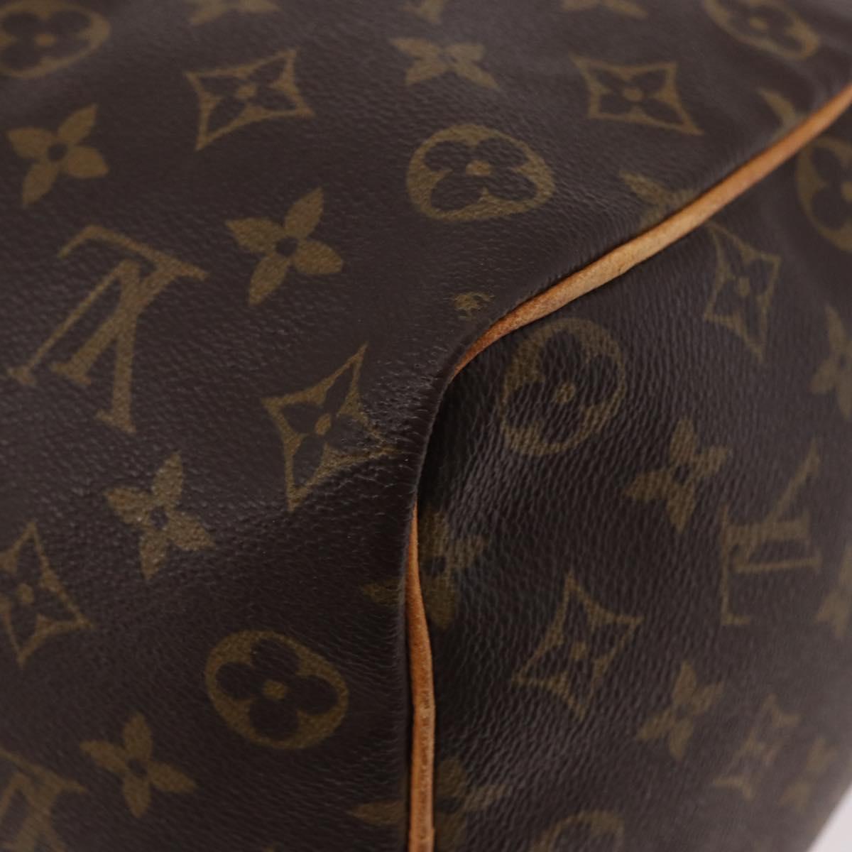LOUIS VUITTON Monogram Speedy 35 Hand Bag M41524 LV Auth 189900