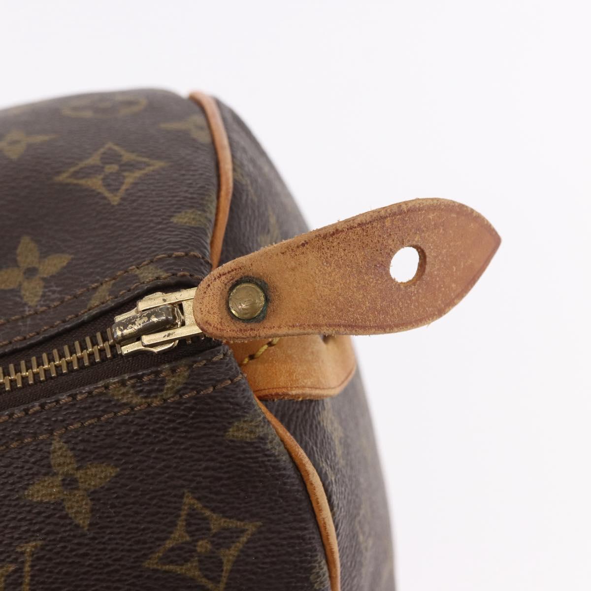 LOUIS VUITTON Monogram Speedy 35 Hand Bag M41524 LV Auth 189900