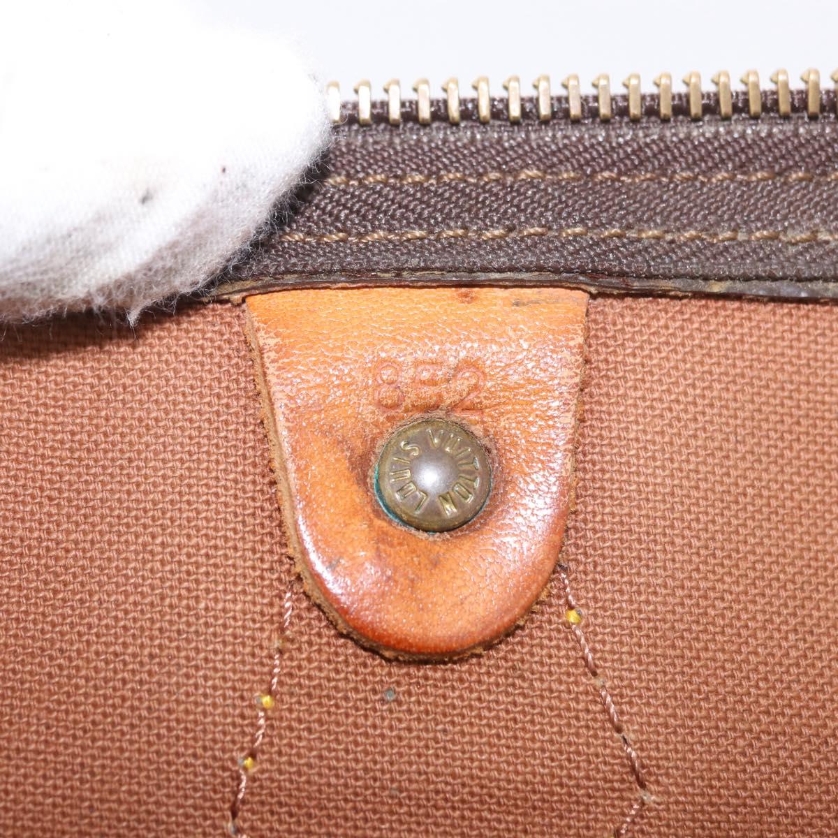 LOUIS VUITTON Monogram Speedy 35 Hand Bag M41524 LV Auth 189900