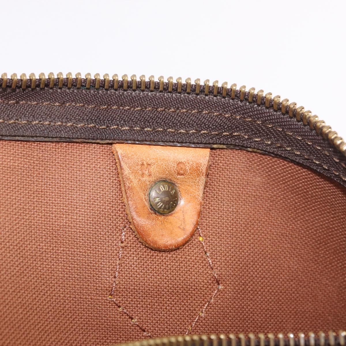 LOUIS VUITTON Monogram Speedy 35 Hand Bag M41524 LV Auth 189900