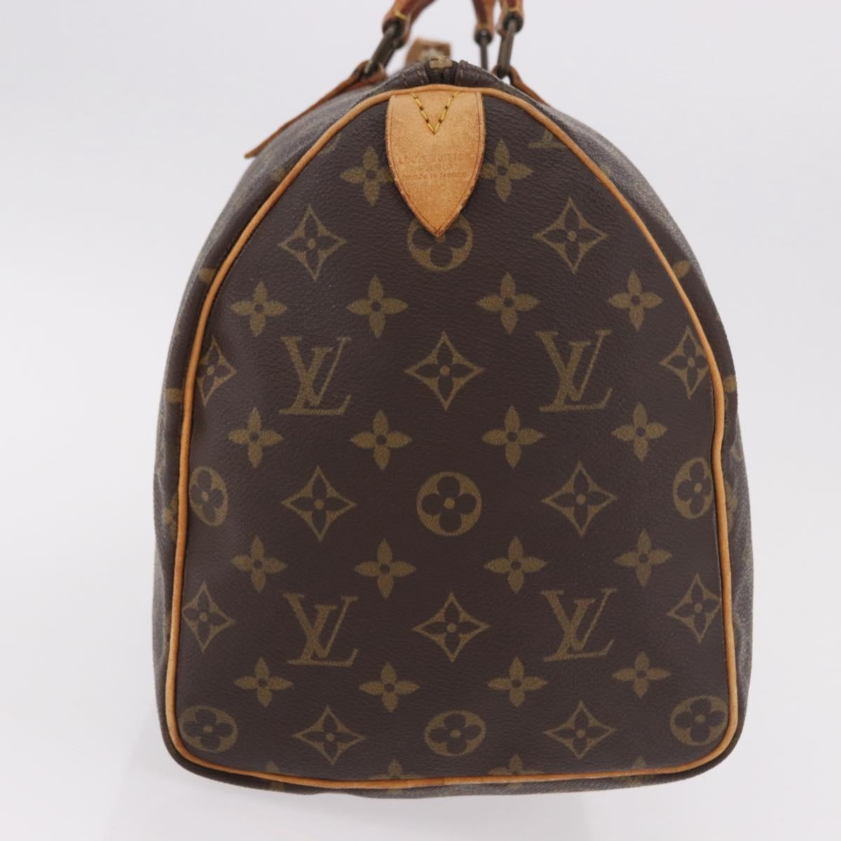 LOUIS VUITTON Monogram Speedy 35 Hand Bag M41524 LV Auth 189900