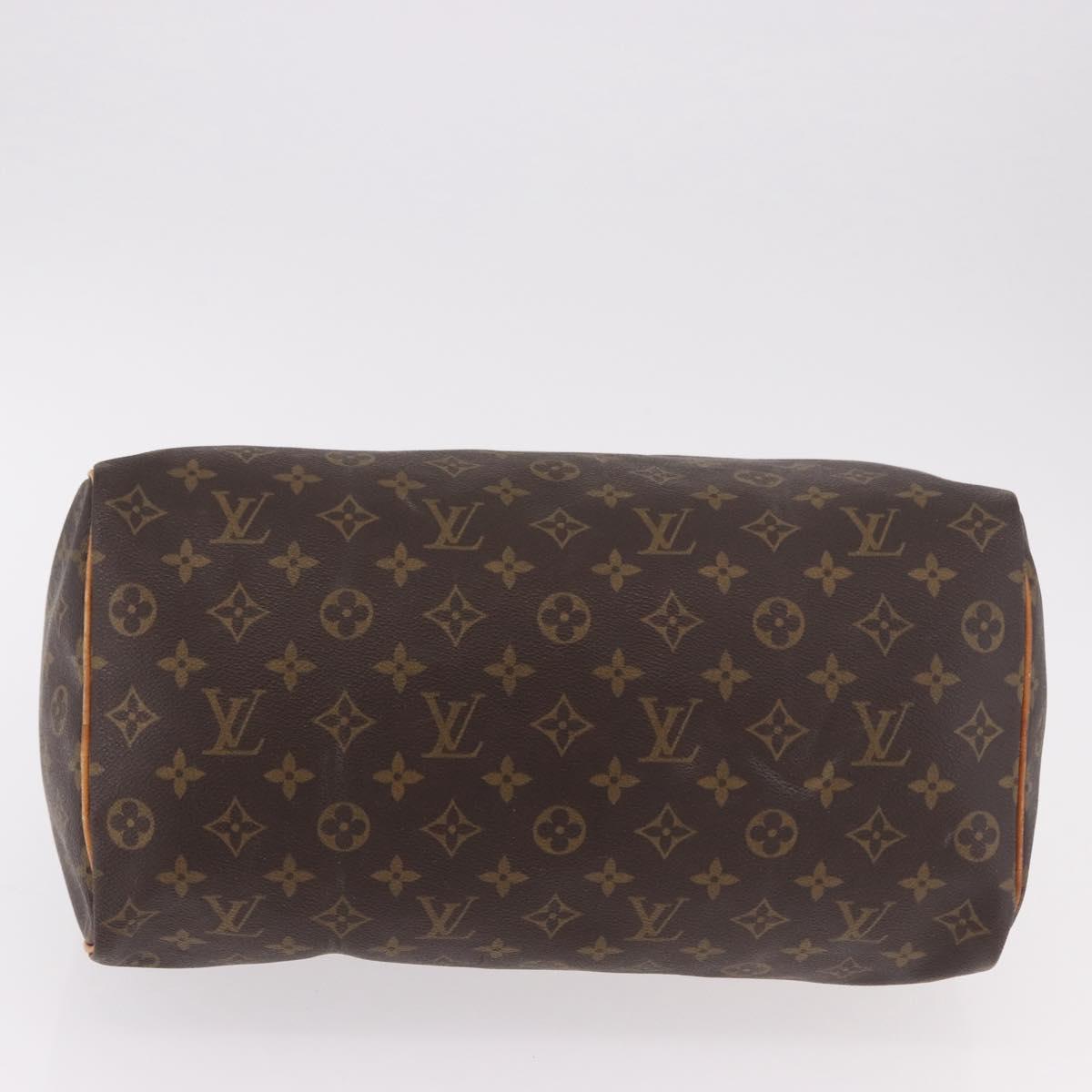 LOUIS VUITTON Monogram Speedy 35 Hand Bag M41524 LV Auth 189900