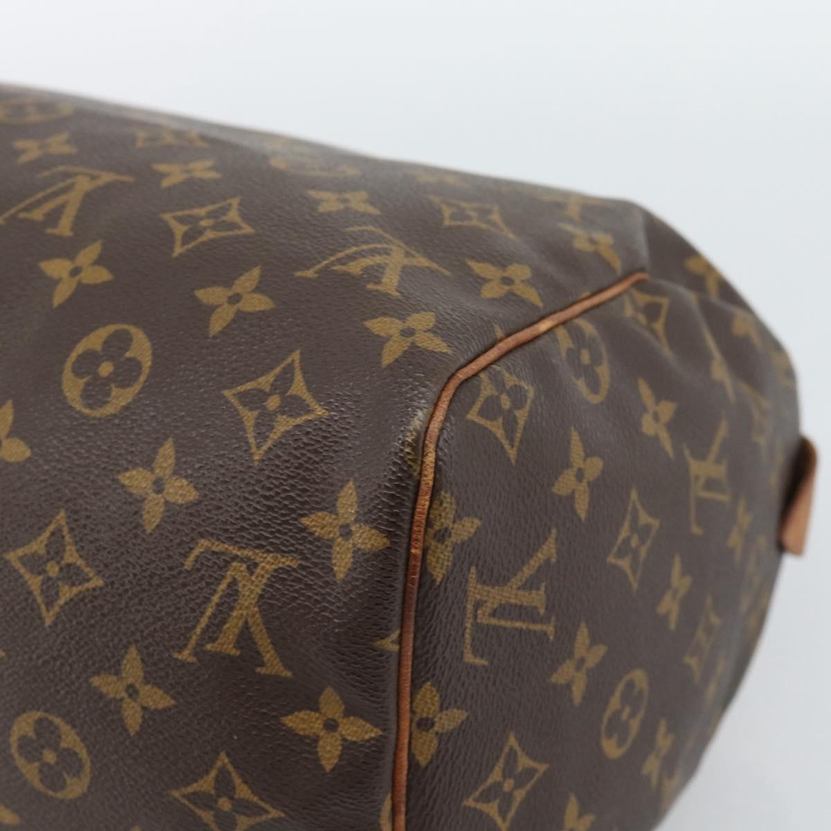 LOUIS VUITTON Monogram Speedy 30 Hand Bag M41526 LV Auth 189903
