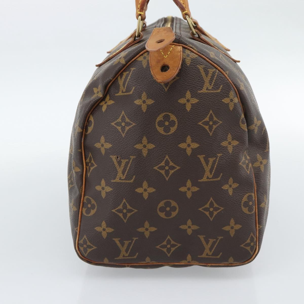 LOUIS VUITTON Monogram Speedy 30 Hand Bag M41526 LV Auth 189903