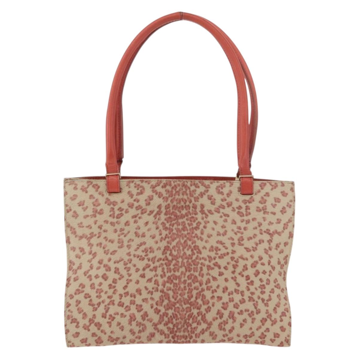 BOTTEGAVENETA Hand Bag Harako leather Beige Gold Auth 189905