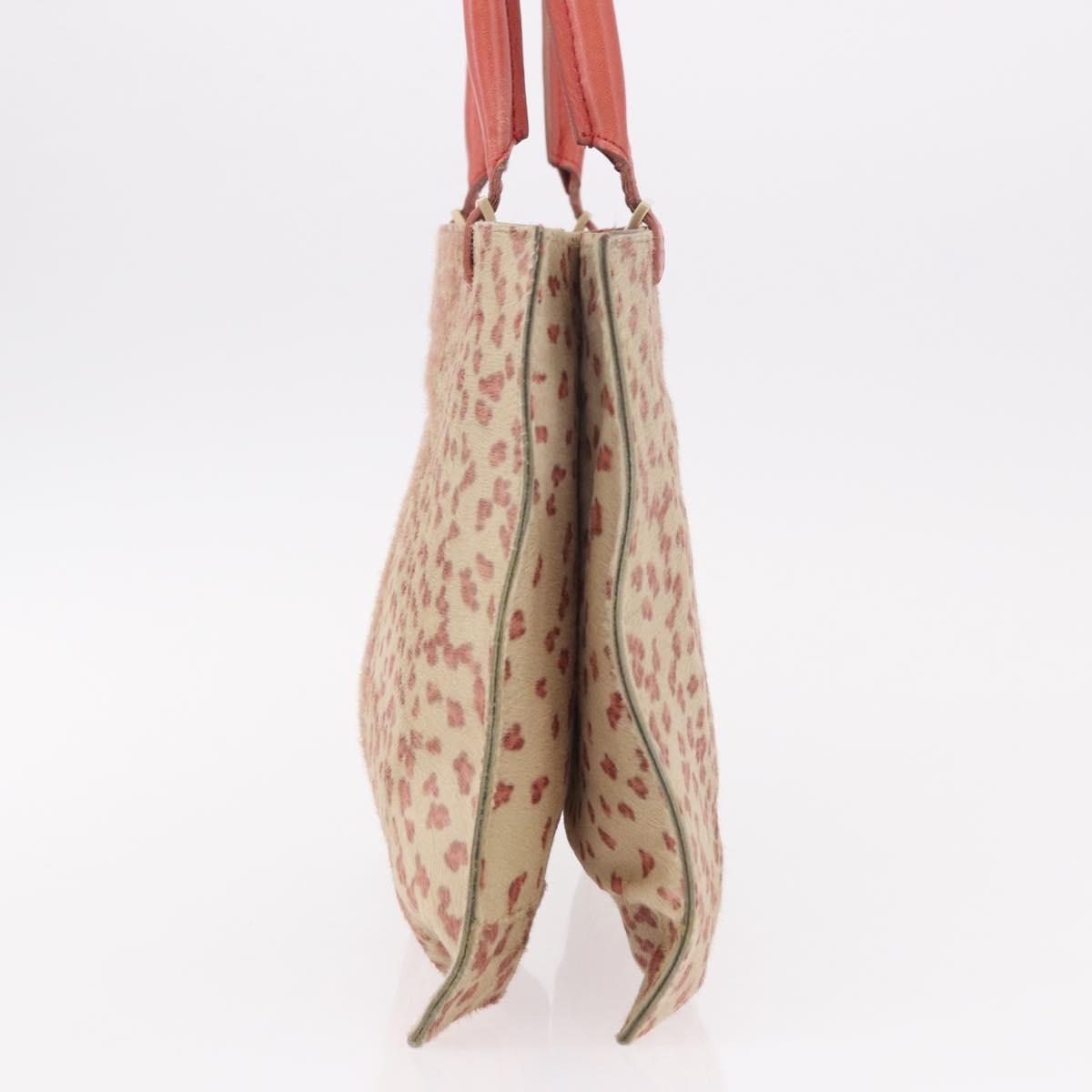 BOTTEGAVENETA Hand Bag Harako leather Beige Gold Auth 189905