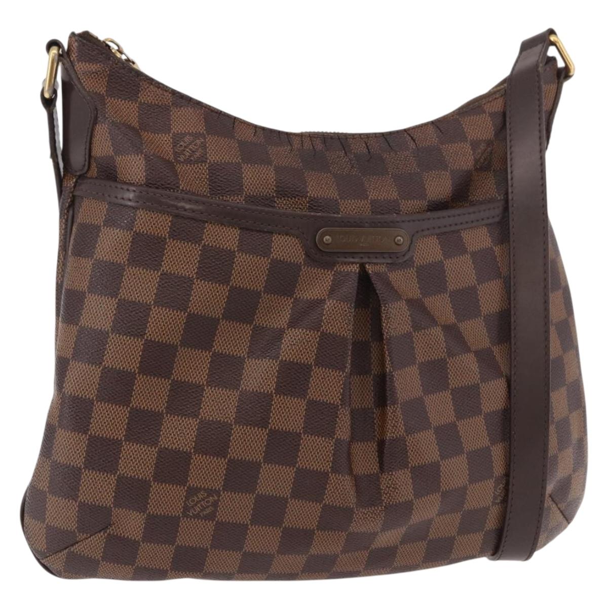 LOUIS VUITTON Damier Ebene Bloomsbury PM Shoulder Bag N42251 LV Auth 189907