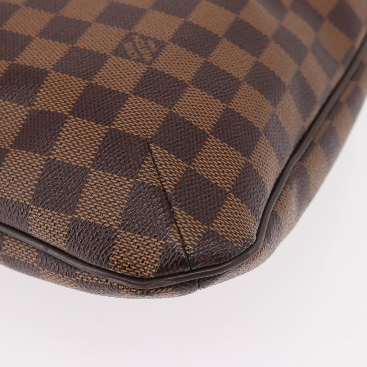 LOUIS VUITTON Damier Ebene Bloomsbury PM Shoulder Bag N42251 LV Auth 189907