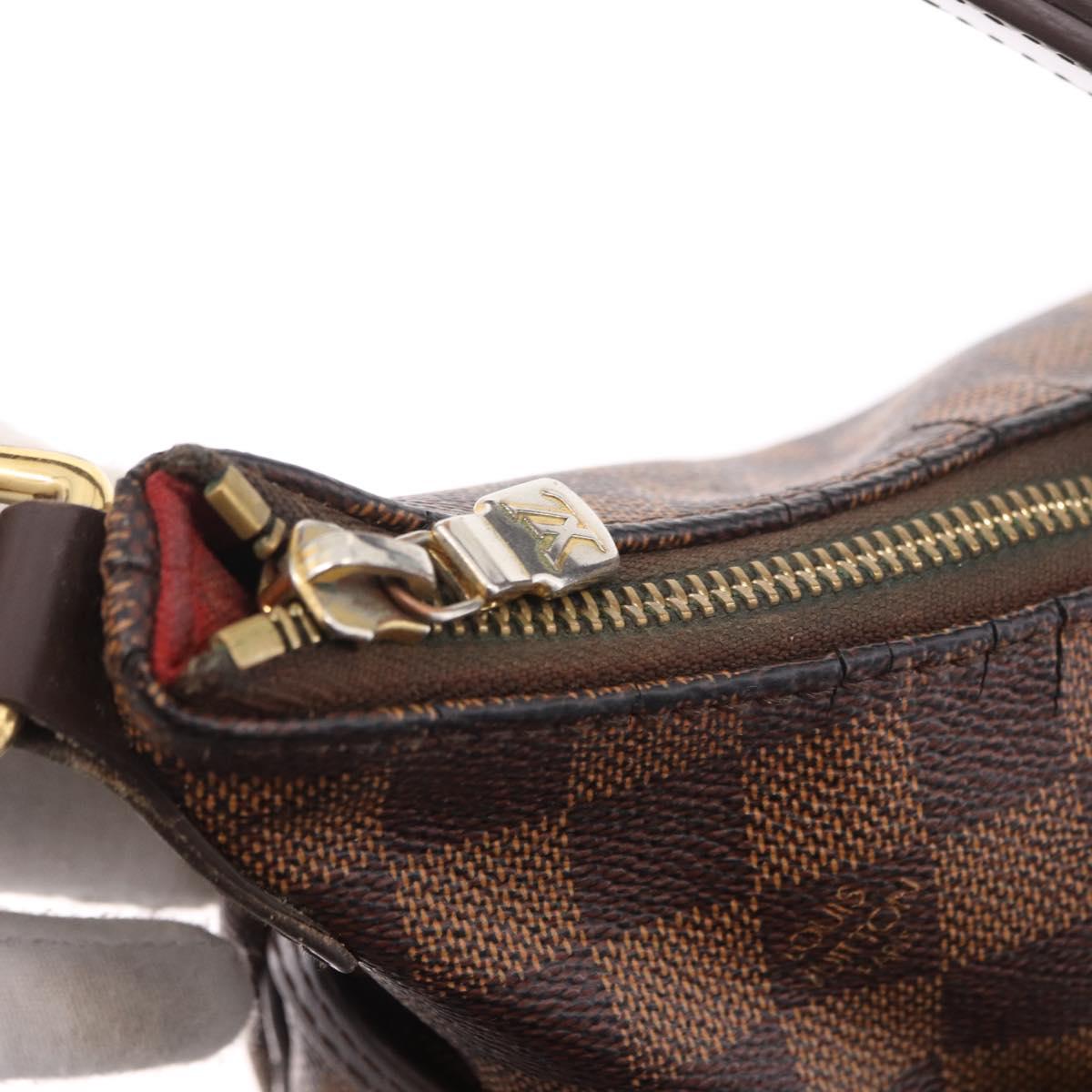 LOUIS VUITTON Damier Ebene Bloomsbury PM Shoulder Bag N42251 LV Auth 189907