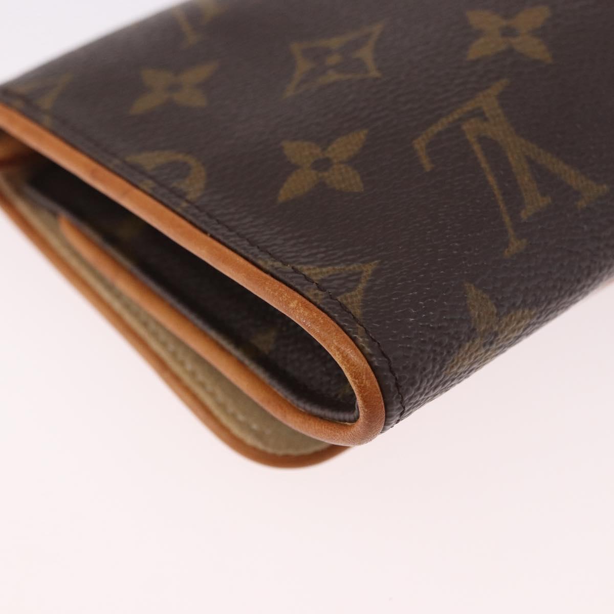 LOUIS VUITTON Monogram Pochette Twin GM Shoulder Bag M51852 LV Auth 189908A