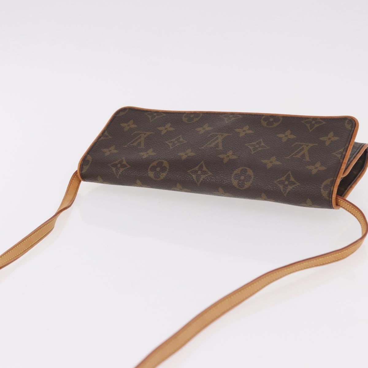 LOUIS VUITTON Monogram Pochette Twin GM Shoulder Bag M51852 LV Auth 189908A