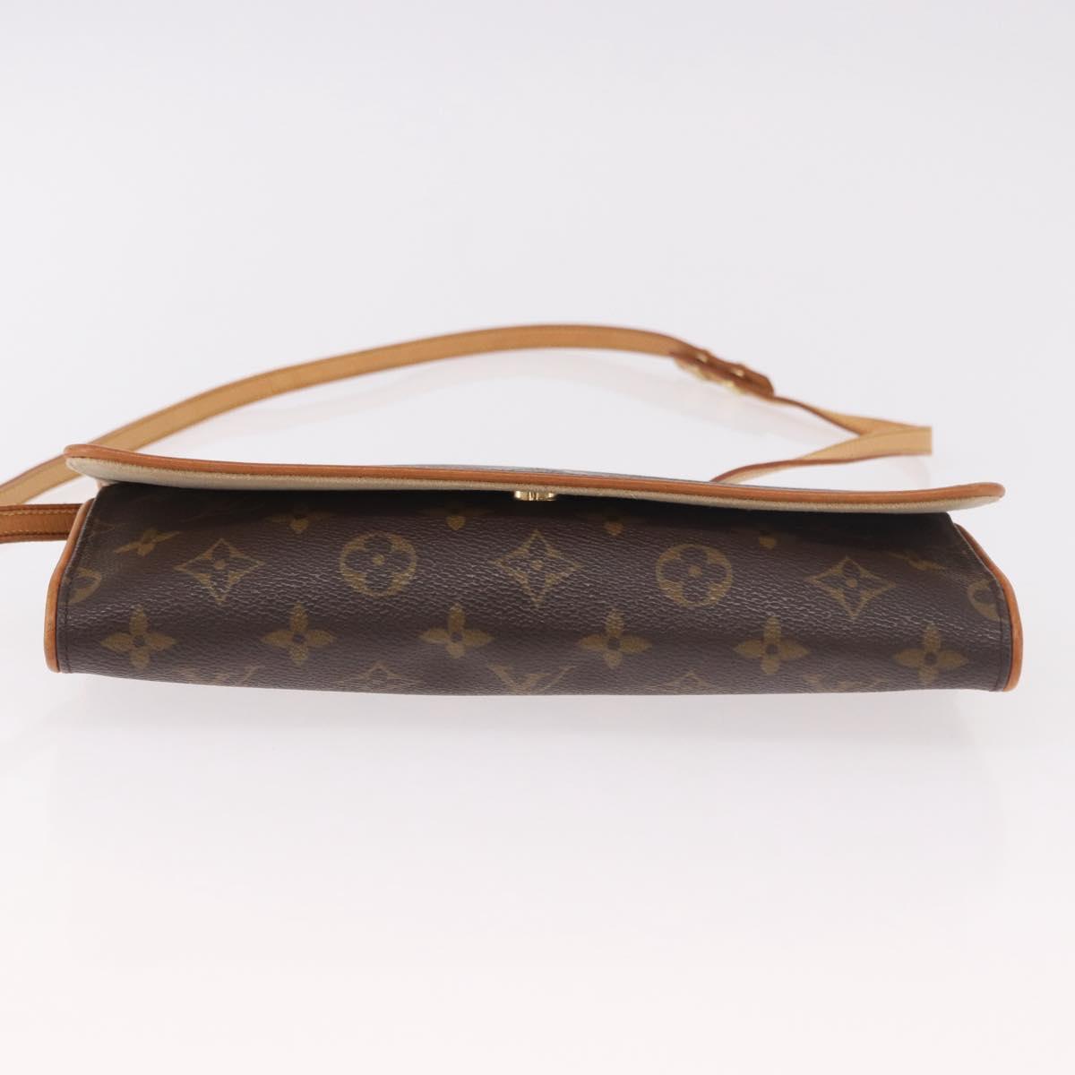 LOUIS VUITTON Monogram Pochette Twin GM Shoulder Bag M51852 LV Auth 189908A