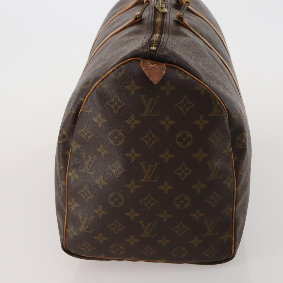 LOUIS VUITTON Monogram Keepall 50 Boston Bag M41426 LV Auth 189909