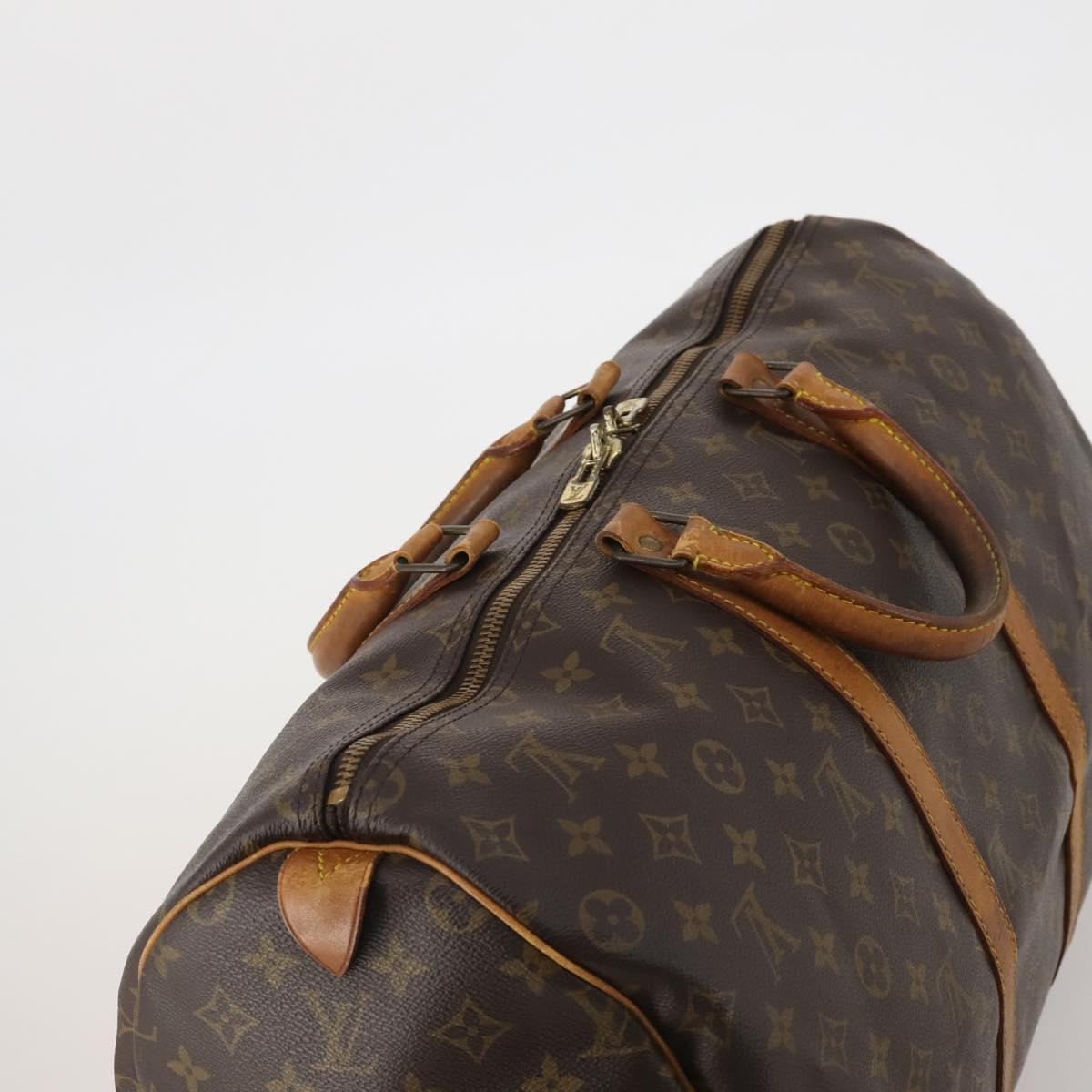 LOUIS VUITTON Monogram Keepall 50 Boston Bag M41426 LV Auth 189909