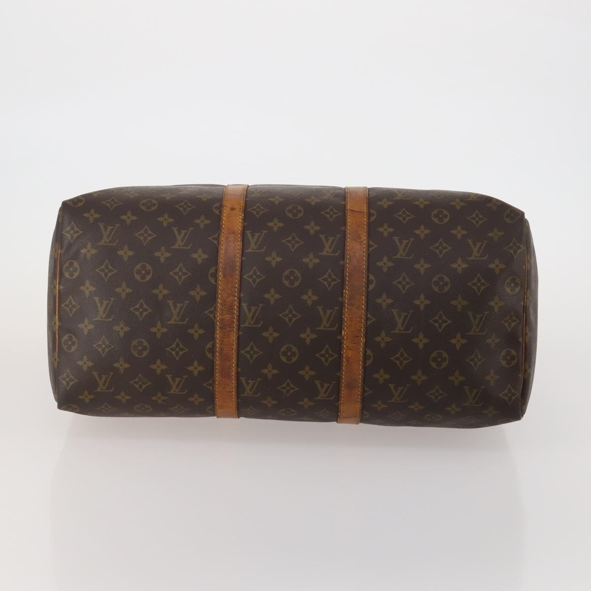 LOUIS VUITTON Monogram Keepall 50 Boston Bag M41426 LV Auth 189909